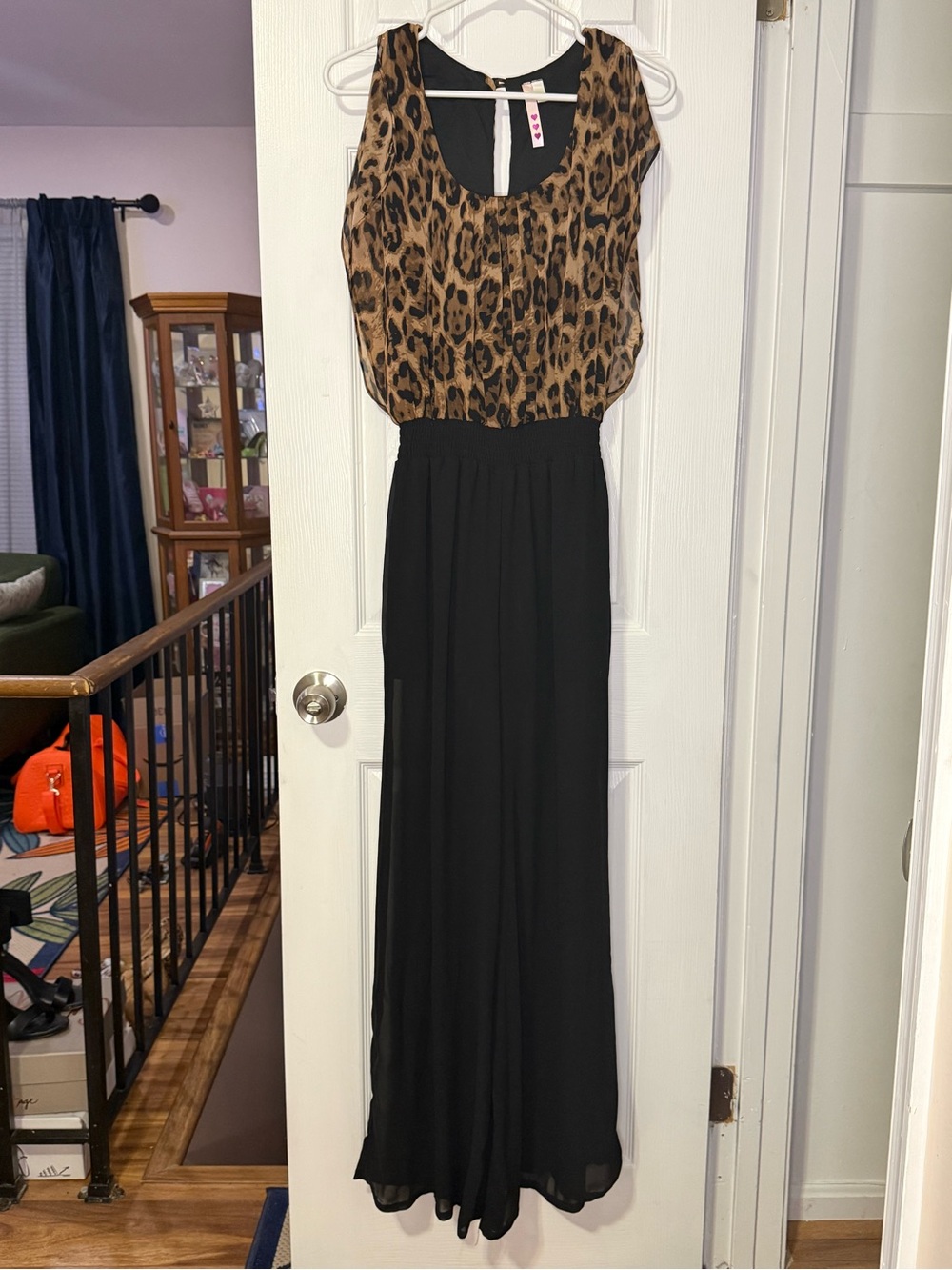 Leopard Print Jumpsuit by Unknown